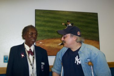 Geraldine is enjoying her last season working at Yankee Stadium, before retirement.  We are going to miss her, she is one of our favorite people at the Stadium.