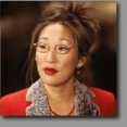 This is Sandra Oh as Rita Wu, the charachter she plays on HBO's Arliss/